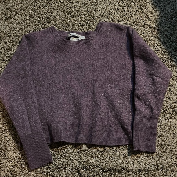 Max Studio Purple Wool Sweater - Picture 1 of 2